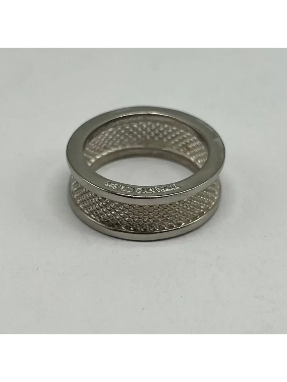 Tiffany & Co Mesh Ring Vintage